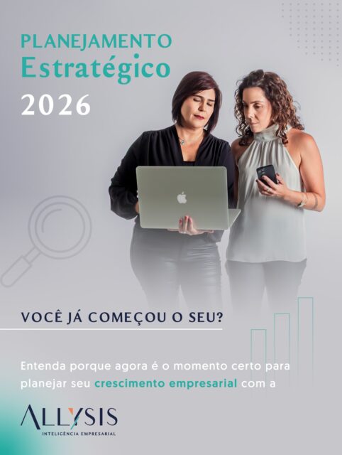 Então, empresário(a), já começou o seu Planejamento Estratégico de 2026? ⏳

Empresas que crescem com consistência não esperam o próximo ano chegar para definir seus rumos. Elas antecipam, analisam, estruturam e criam clareza antes da urgência.

O planejamento é o que transforma visão em direção e direção em resultado.📊

Sem ele, decisões se tornam improviso; com ele, sua empresa ganha ritmo, foco e previsibilidade.

E o momento ideal para iniciar essa construção com a Allysis é agora.

Aqui conduzimos líderes a compreenderem sua realidade organizacional com profundidade, mapeando desafios, identificando oportunidades e estruturando estratégias alinhadas ao crescimento que desejam alcançar. 🚀

Afinal, 2026 não será diferente se a estratégia continuar a mesma.

Deseja iniciar o ano com precisão, clareza e planejamento?

Entre em contato e vamos juntos.
🔗 Link na BIO.

#businessinteligence #consultoriaempresarial #comunicação #estratégia #liderança #AllysisInteligênciaEmpresarial