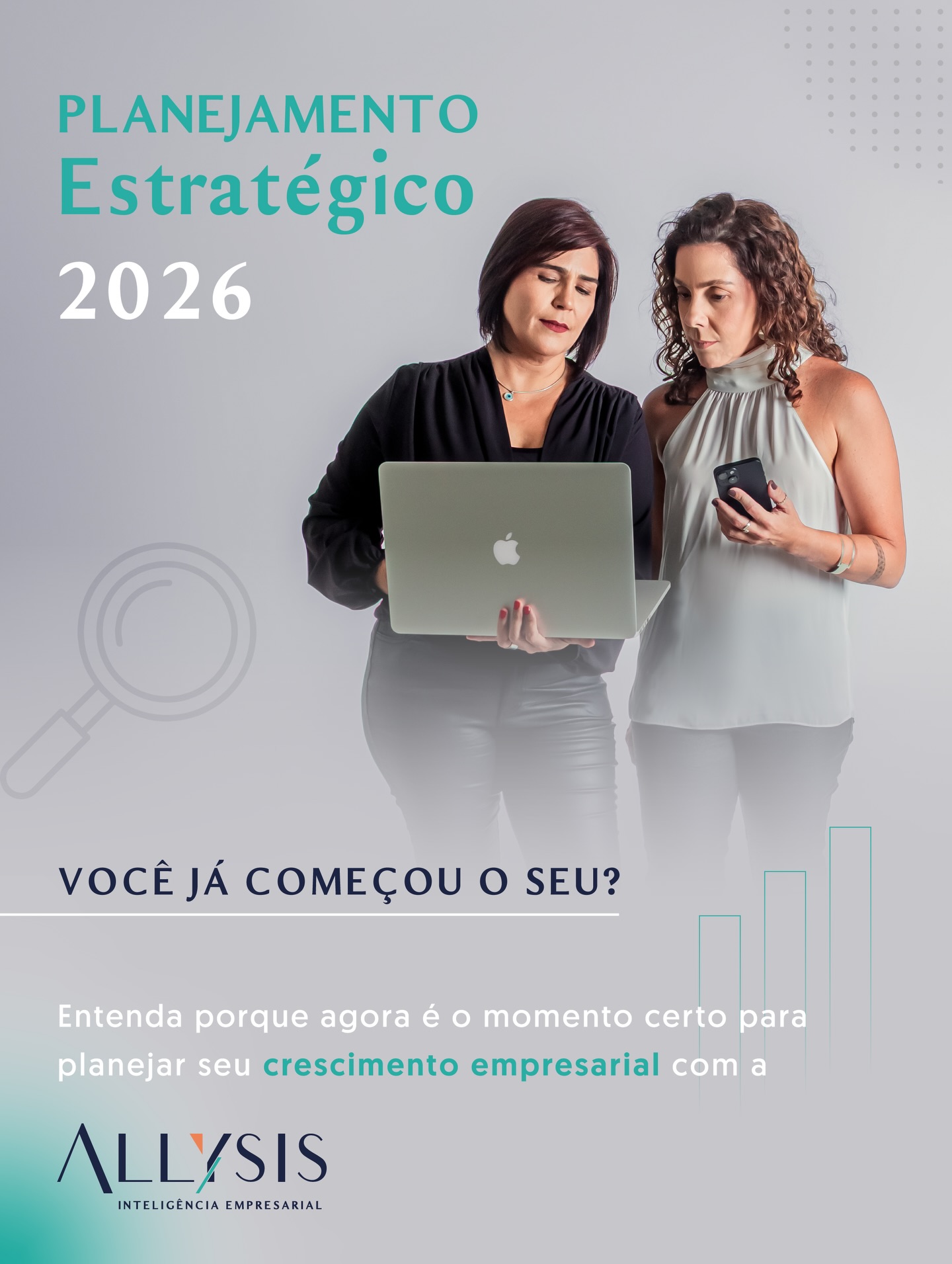 Então, empresário(a), já começou o seu Planejamento Estratégico de 2026? ⏳

Empresas que crescem com consistência não esperam o próximo ano chegar para definir seus rumos. Elas antecipam, analisam, estruturam e criam clareza antes da urgência.

O planejamento é o que transforma visão em direção e direção em resultado.📊

Sem ele, decisões se tornam improviso; com ele, sua empresa ganha ritmo, foco e previsibilidade.

E o momento ideal para iniciar essa construção com a Allysis é agora.

Aqui conduzimos líderes a compreenderem sua realidade organizacional com profundidade, mapeando desafios, identificando oportunidades e estruturando estratégias alinhadas ao crescimento que desejam alcançar. 🚀

Afinal, 2026 não será diferente se a estratégia continuar a mesma.

Deseja iniciar o ano com precisão, clareza e planejamento?

Entre em contato e vamos juntos.
🔗 Link na BIO.

#businessinteligence #consultoriaempresarial #comunicação #estratégia #liderança #AllysisInteligênciaEmpresarial