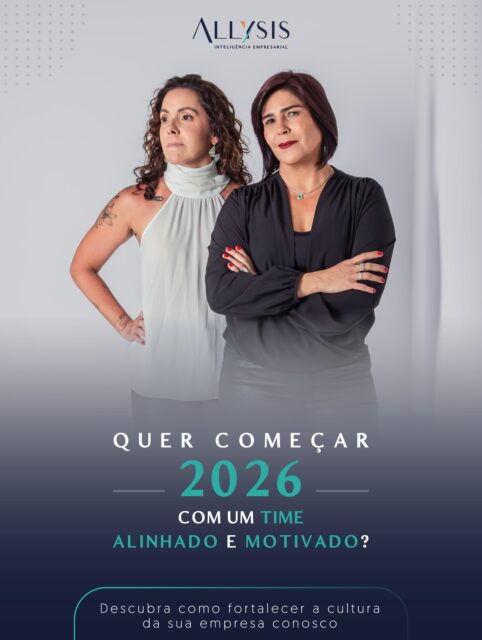 Contar com um time alinhado e motivado em 2026 não é sorte por encontrar “as pessoas certas”, é o resultado de decisões estratégicas tomadas por líderes inteligentes e planejadas com antecedência! 🎯

☑️ Cultura organizacional forte se constrói com diagnóstico, escuta ativa, processos claros e estruturação, para então se comunicar com propósito e alcançar seus objetivos.

☑️ Quando a equipe entende o direcionamento, o engajamento é parte natural do processo de envolvimento pelo clima organizacional.

Nós da Allysis somos a aliada estratégica da sua empresa no mundo dos negócios, para decifrar seus desafios e fortalecer sua cultura de dentro para fora, conectando pessoas, estratégias e resultados de forma assertiva.

Afinal, se você deseja bater metas e alcançar um crescimento progressivo e sustentável em 2026, devemos começar seu planejamento hoje. 🚀

🔗 Agende uma reunião conosco agora mesmo!
Link na BIO.

#businessinteligence #consultoriaempresarial #comunicação #estratégia #liderança #AllysisInteligênciaEmpresarial