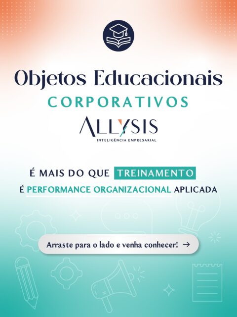 ❕A grande verdade é que treinamento, por si só, não transforma organizações...

O que transforma é quando o aprendizado se conecta à estratégia, à cultura e à prática da gestão.

Enquanto grande parte do mercado entrega conteúdos genéricos, nós da Allysis desenvolvemos objetos educacionais corporativos pensados como instrumentos de mudança organizacional. 🌐

→ Arraste para o lado e conheça!

☑️ São ferramentas estruturadas para desenvolver lideranças, fortalecer a cultura organizacional, aprimorar a comunicação interna e elevar a performance das equipes.

☑️ Cada objeto educacional nasce de um diagnóstico, é alinhado às necessidades estratégicas da empresa e estruturado para gerar impacto real no comportamento e nos resultados.

Sua empresa não precisa de mais um curso.
💡 Precisa de um sistema inteligente de desenvolvimento organizacional.

Porque empresas que desejam crescer investem em estruturas de desenvolvimento contínuo capazes de sustentar mudanças e fortalecer a gestão ao longo do tempo. 📖✨

Deseja saber mais?
🔗 Fale conosco no link da BIO.

#educacaocorporativa #consultoriaempresarial #liderança #gestãoestratégica #AllysisInteligênciaEmpresarial